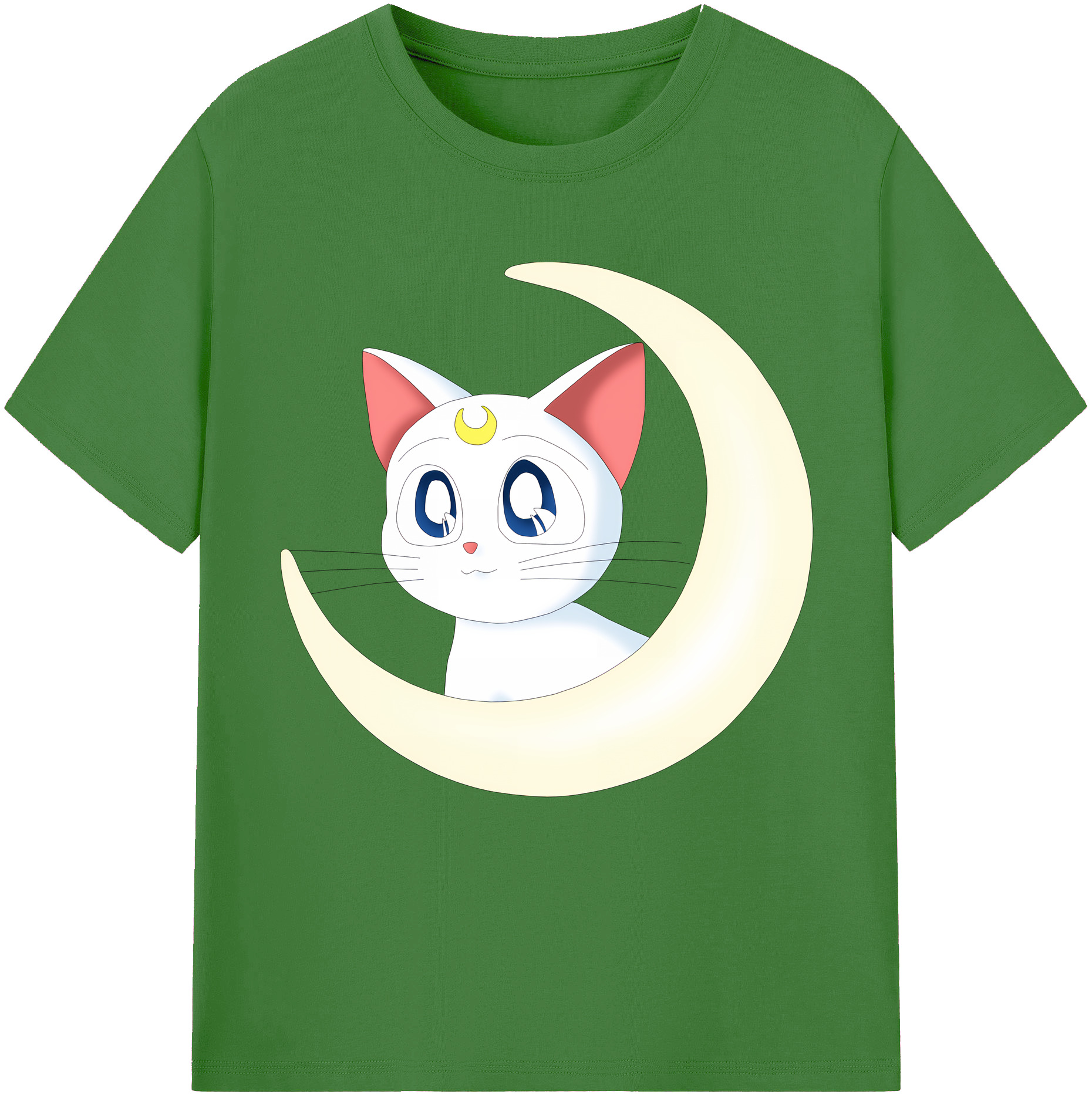 （画像用） 美少女戦士セーラームーン Sailor Moon レディースカジュアルプリントTシャツ（綿100％）